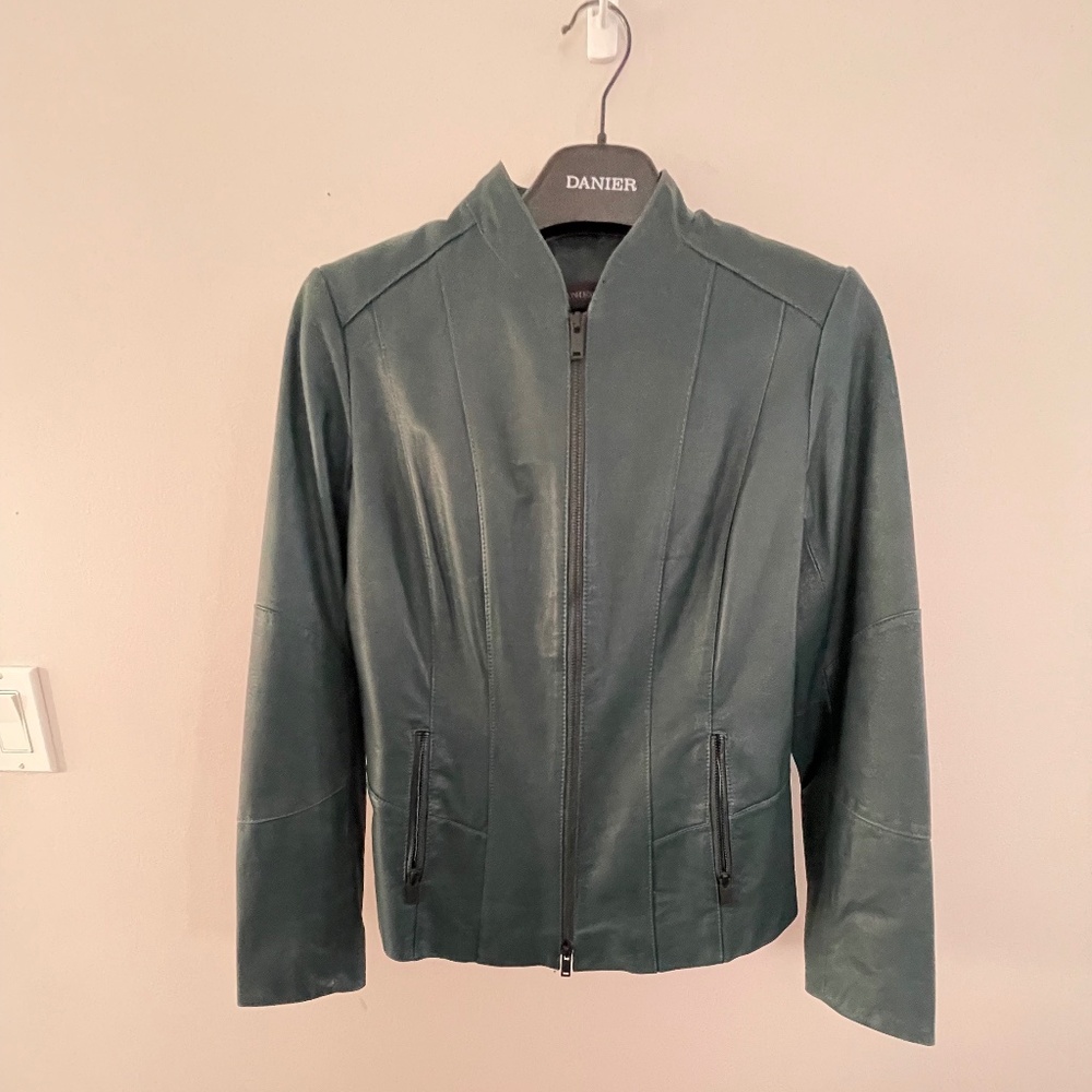 Daniel short Forest green Leather